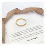 14K ZLATNI PRSTEN 0,9G***24RATE***R1***