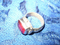 Antik prsten sa crvenom gemom  #2