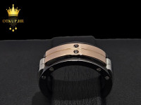 BARAKA PRSTEN KOMBINACIJA ČELIK + ZLATO 13,66G (18K ) / R1, RATE!