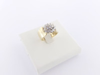 DIJAMANTNI PRSTEN 14K (585) 6,63 grama NOVO • GOLD SHOP •