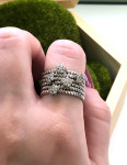 DIJAMANTNI PRSTEN 18K (750) 15,82 grama NOVO • GOLD SHOP •