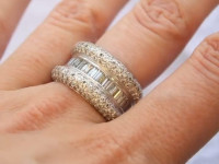 DIJAMANTNI PRSTEN 18K (750) 16,28 grama NOVO • GOLD SHOP •