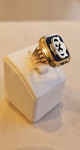 muski prsten zlato pecatnjak 585 onyx
