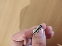 Novi prsten od čelika s plavim kristalima AKCIJSKA CIJENA 15 € + PPT