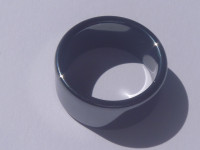 Prsten hematit - poludragi kamen . Prilika - 20 € nov