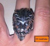 Prsten muški -pečetnjak-prsten za motoriste- m26