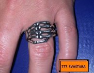 Prsten muški -pečetnjak-prsten za motoriste- m34