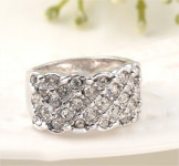 Prsten presvučen platinom - NOVO