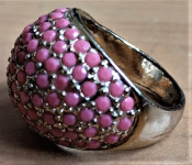 prsten - ružičati quartz / kamen ljubavi /