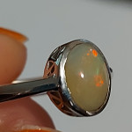 Prsten srebro 925,opal pravi prirodni,novo