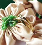 Prsten od žutog zlata (333) s cirkonom 1,9 g - 18,5 mm