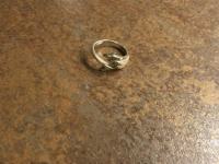 Srebni prsten 925 dupini