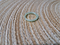 Stakleni prsten - svijetlo tirkizni