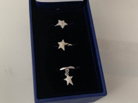 Novi Swarovski prsteni zvijezdice set