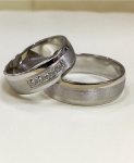Vjenčano prstenje (burme) bijelo zlato ☎️ 098/796-039 Silver Star