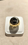 zlatni muški prsten Audi 585