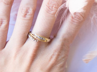 ZLATNI PRSTEN 14K (585) 2,31 grama NOVO • GOLD SHOP •