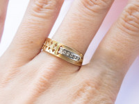 ZLATNI PRSTEN 14K (585) 2,73 grama NOVO • GOLD SHOP •