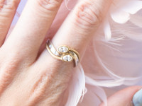 ZLATNI PRSTEN 14K (585) 3,78 grama NOVO • GOLD SHOP •