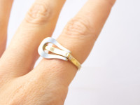 ZLATNI PRSTEN 14K (585) 3,97 grama NOVO • GOLD SHOP •