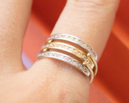 ZLATNI PRSTEN 14K (585) 3,97 grama NOVO • GOLD SHOP •