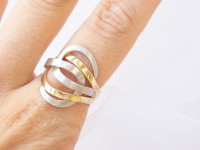 ZLATNI PRSTEN 14K (585) 5,15 grama NOVO • GOLD SHOP •