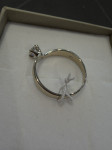 ZLATNI PRSTEN 18K 2,7G BRI CCA 0,25CT
