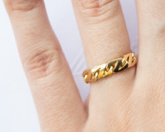 ZLATNI PRSTEN 18K (750) 3,64 grama NOVO • GOLD SHOP •