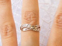 ZLATNI PRSTEN INFINITY 14K (585) 1,72 grama NOVO • GOLD SHOP •