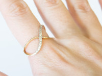 ZLATNI PRSTEN INFINITY 14K (585) 2,82 grama NOVO • GOLD SHOP •