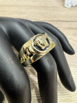 Zlatni prsten Versace 14 kt zlato 6.46g težak