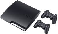 Sony PlayStation 3 PS3 - Slim Black 320GB + 2 DualShock 3 kontrolera