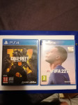 2 ps4 igre Fifa 22 i Call of Duty BO4