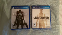 Bloodborne, Uncharted Collection - PS4