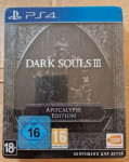 Dark souls 3 Apocalypse edition Steelbook, nekorišten, PS4