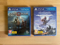 God of War, Horizon zero down PS4 igre