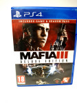 Mafia III Deluxe Edition Sony Playstation 4 PS4 manual + karta