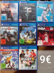 ps4 igre Dishonored 2, FIFA 19,Rugby 18,God od War