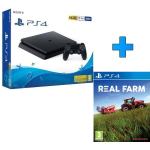 PlayStation 4 500GB Black + Real Farm igra,novo u trgovini,račun,gar