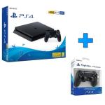 PlayStation 4 Slim 500GB Black+dodatni kontroler,novo u trgovini,račun