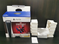 Plastation 5 Spiderman edition SAMO KUTIJA plus kartonski dodaci