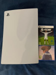 PlayStation 5 sa Console Ban (više u opisu). Igre: FC25, Fifa 22.
