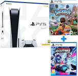 PlayStation 5 PS5 Sony + 2igre Sack+Destr,novo u trgovini,račun,gar 1g
