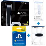 PlayStation 5 Sony Digital Edition bijeli+Media Remote+HD Kamera+365