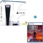 PlayStation 5 Sony Disc Ed+Star Wars Jedi,novo u trgovini,račun,gar 2g