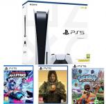 PlayStation 5 Sony Disc Edition bijeli + 3 igre novo u trgovini,račun