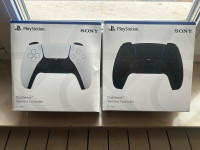 PS5 JOYSTICK-BLACK/WHITE-NOVO!!