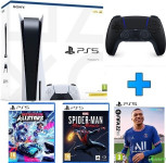 PS5 Sony PlayStation 5 + 3 igre Spid+FIFA 22+dod. kontroler novo,račun