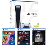 PS5 Sony PlayStation 5 + 3igre Ratc+Fifa,novo u trgovini,račun,gar 1g