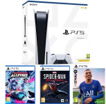 PS5 Sony PlayStation 5 + 3igre Spid+Fifa ,novo u trgovini,račun,gar 1g